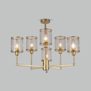 Люстра на штанге Eurosvet Inari 60144/6 золото a061942