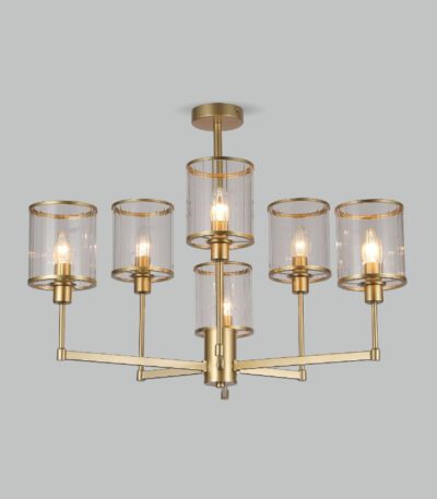 Люстра на штанге Eurosvet Inari 60144/6 золото a061942