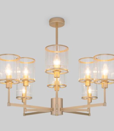 Люстра на штанге Eurosvet Inari 60144/8 золото a061943