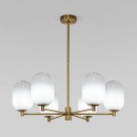 Люстра на штанге Eurosvet Loona 60161/6 латунь a065611