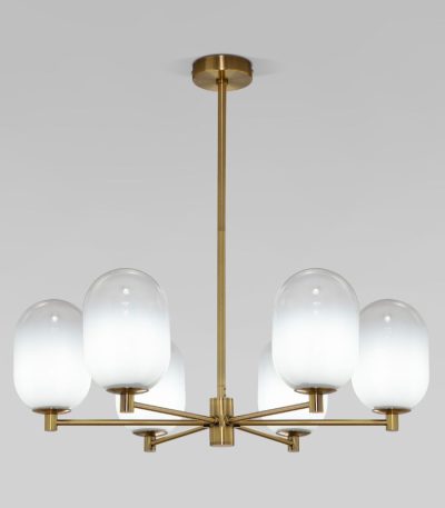 Люстра на штанге Eurosvet Loona 60161/6 латунь a065611