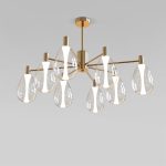 Люстра на штанге Eurosvet Magma 60175/8 латунь Smart a069323