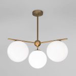 Люстра на штанге Eurosvet Marbella 60147/3 латунь a063853