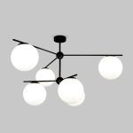 Люстра на штанге Eurosvet Marbella 60147/6 черный Smart a063852