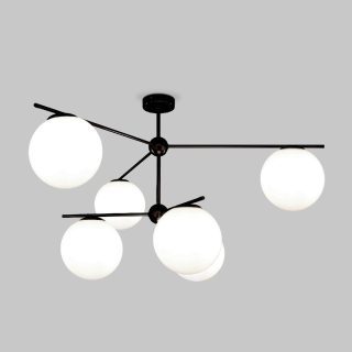 Люстра на штанге Eurosvet Marbella 60147/6 черный Smart a063852