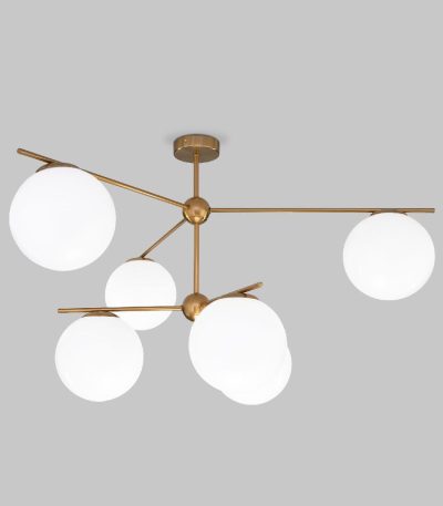 Люстра на штанге Eurosvet Marbella 60147/6 латунь Smart a063851