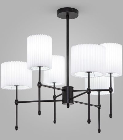 Люстра на штанге Eurosvet Notturno 60162/6 черный Smart a065662