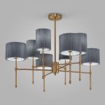 Люстра на штанге Eurosvet Notturno 60162/8 латунь Smart a065666