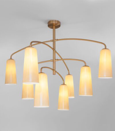 Люстра на штанге Eurosvet Omber 70137/8 латунь