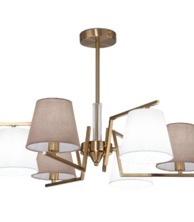 Люстра на штанге Eurosvet Ozark 60149/6 латунь Smart a064975