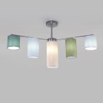 Люстра на штанге Eurosvet Pastel 60151/7 хром a064984