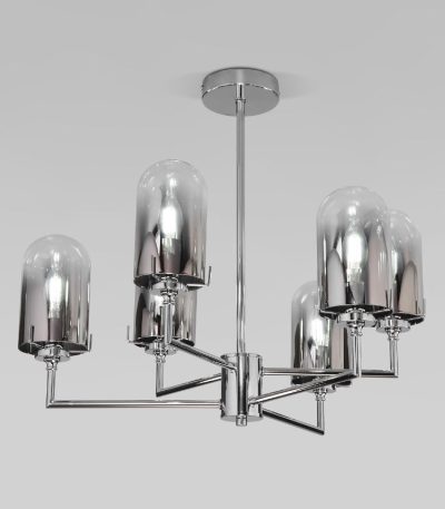 Люстра на штанге Eurosvet Pluto 60156/6 хром a065043
