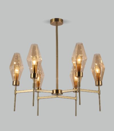 Люстра на штанге Eurosvet Prism 60143/6 латунь a061936