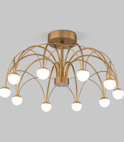 Люстра на штанге Eurosvet Ragno 90031/10 LED золото a069303