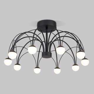 Люстра на штанге Eurosvet Ragno 90035/10 LED черный a069307