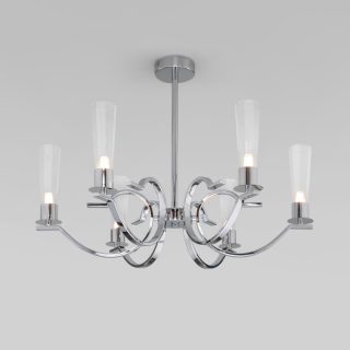 Люстра на штанге Eurosvet Rosher 60141/6 хром a060334