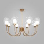 Люстра на штанге Eurosvet Spritz 70217/8 латунь Smart a064748