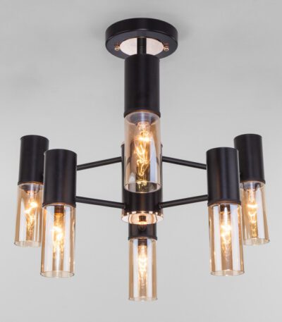 Люстра на штанге Eurosvet Tesoro 70125/6 черный