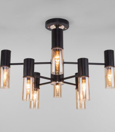 Люстра на штанге Eurosvet Tesoro 70125/8 черный