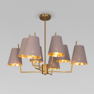 Люстра на штанге Eurosvet Topanga 60173/8 латунь Smart a069018