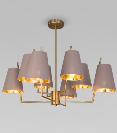 Люстра на штанге Eurosvet Topanga 60173/8 латунь Smart a069018