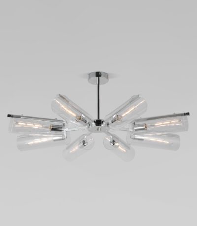 Люстра на штанге Eurosvet Trompeta 70144/8 хром a060901