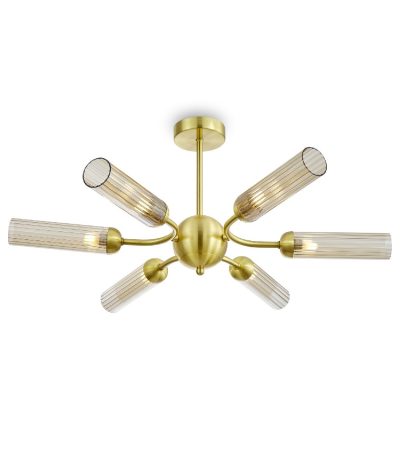 Люстра на штанге Freya Borgy FR5379CL-06G