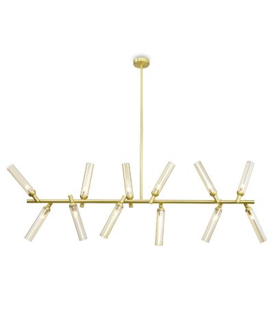 Люстра на штанге Freya Borgy FR5379PL-12G