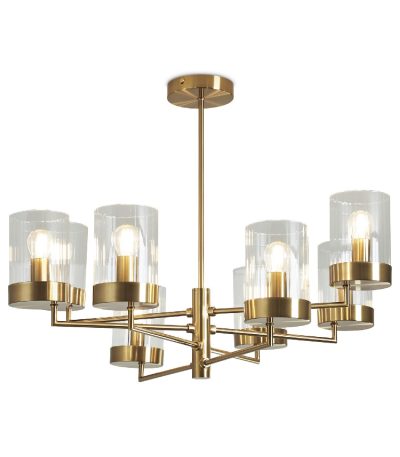 Люстра на штанге Freya Clip FR5426PL-08BS