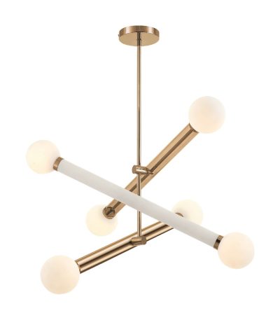 Люстра на штанге Freya Cross FR5381PL-06G