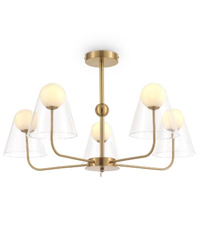 Люстра на штанге Freya Doublety FR5382PL-05BS