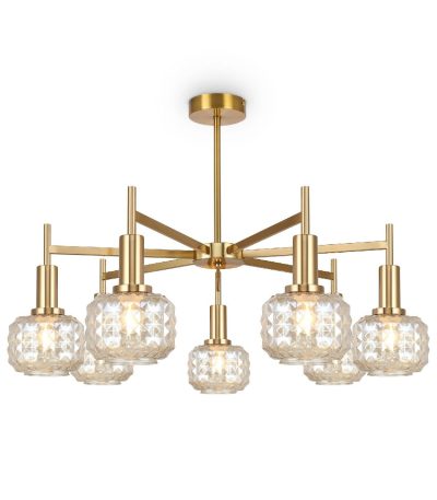 Люстра на штанге Freya Fero FR5366CL-07BS