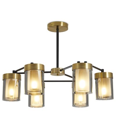 Люстра на штанге Freya Lora FR5432PL-06BBS