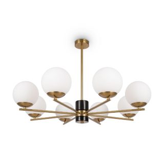 Люстра на штанге Freya Marble FR5230PL-08BS
