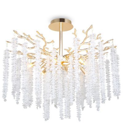 Люстра на штанге Freya Mineral FR1010CL-08G