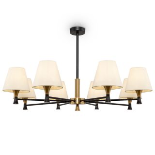 Люстра на штанге Freya Perfetto FR5098PL-08BBS