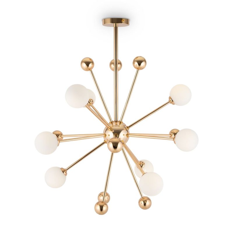 Люстра на штанге Freya Planets FR5200PL-09FG Люстра на штанге Freya Planets FR5200PL-09FG