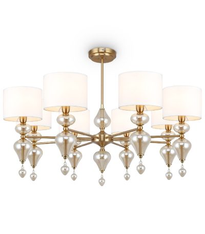 Люстра на штанге Freya Raise FR5369CL-08BS