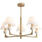 Люстра на штанге Freya Riley FR2043CL-05BS