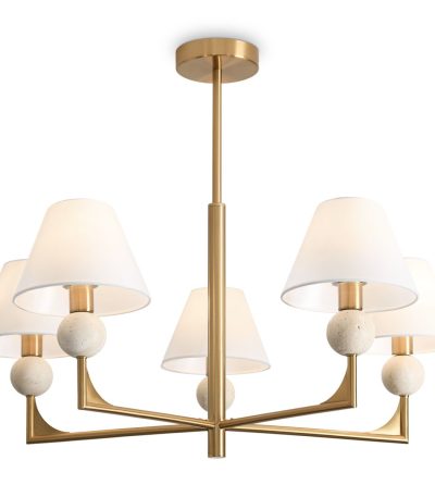 Люстра на штанге Freya Riley FR2043CL-05BS