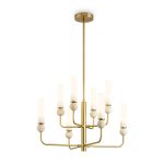 Люстра на штанге Freya Sunspot FR5482CL-08BS