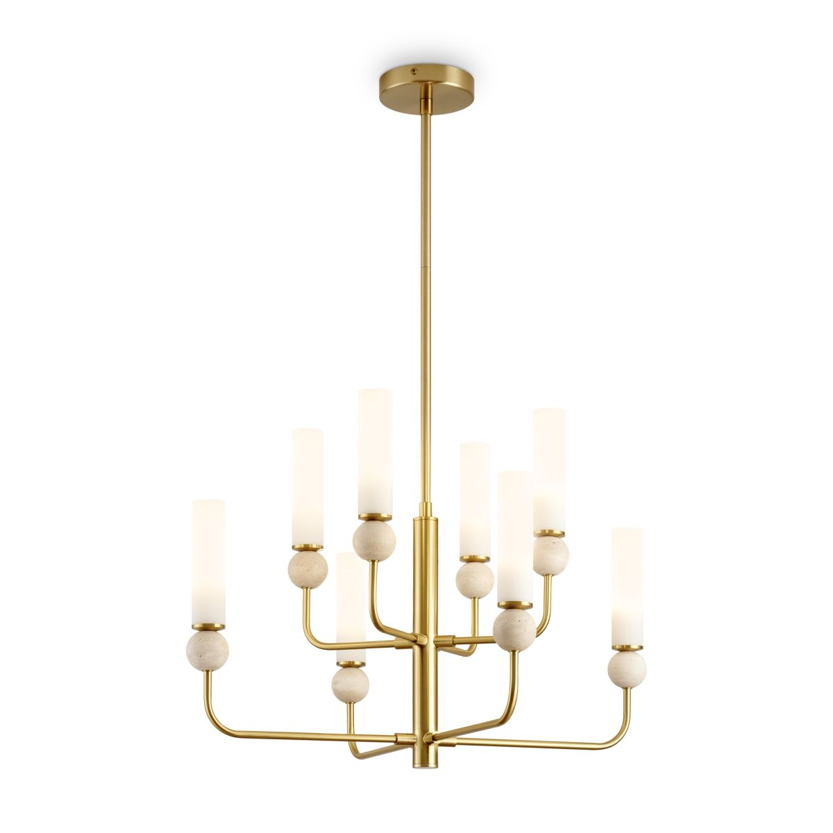 Люстра на штанге Freya Sunspot FR5482CL-08BS Люстра на штанге Freya Sunspot FR5482CL-08BS