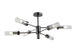 Люстра на штанге iLamp Evolution 15609-6 AN+CL