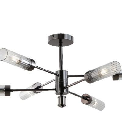 Люстра на штанге iLamp Evolution 15609-6 AN+CL