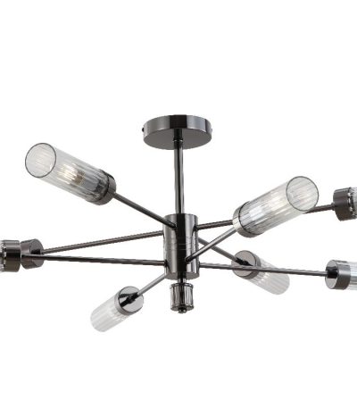 Люстра на штанге iLamp Evolution 15609-8 AN+CL