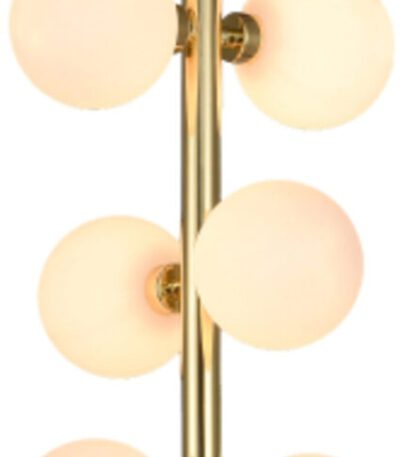 Люстра на штанге iLamp Golden 777P/11 GL-WH