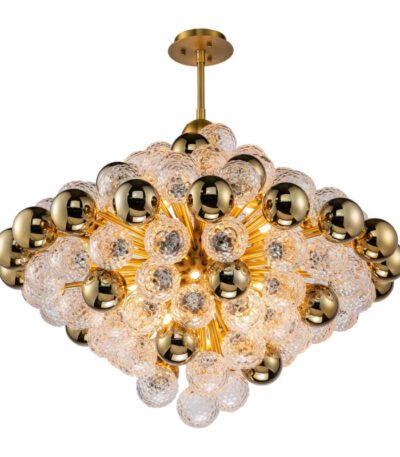 Люстра на штанге iLamp Rockfeller 100D-18 Matt Bronze