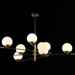 Люстра на штанге Illumico IL0063-8P-79 BK COP