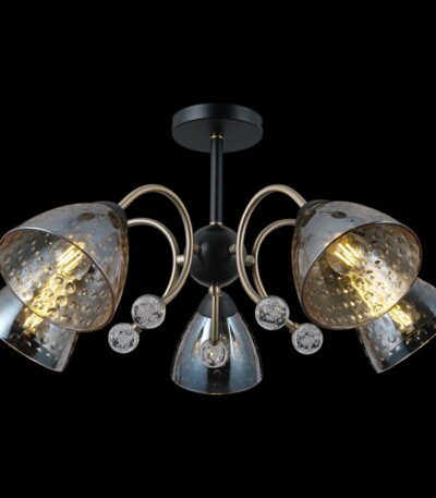 Люстра на штанге Illumico IL0230-5CSQ-29 BK AB