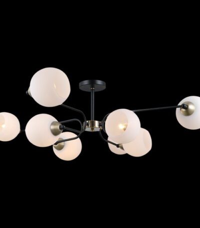 Люстра на штанге Illumico IL0249-8CSQ-79 BK AB